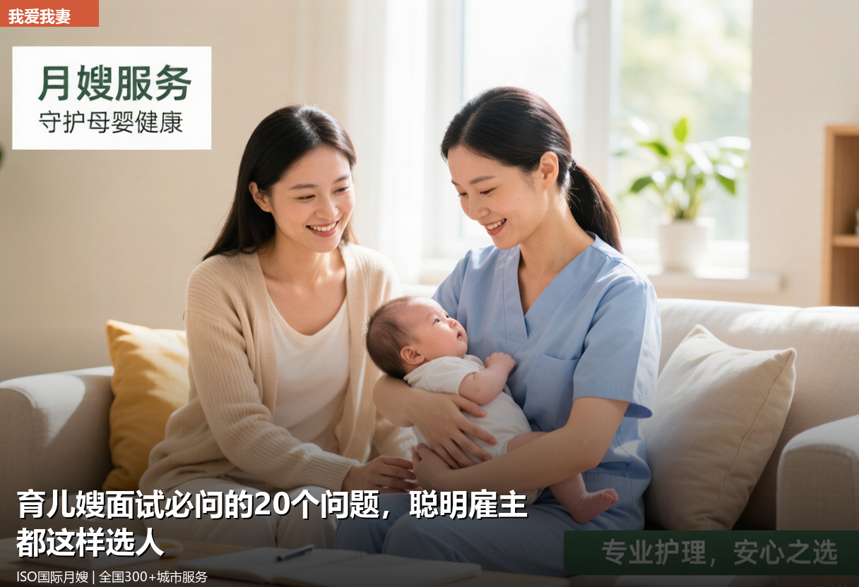 育儿嫂面试必问的20个问题，聪明雇主都这样选人